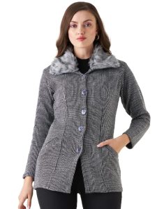 deaqa Women's Long Winter sweater